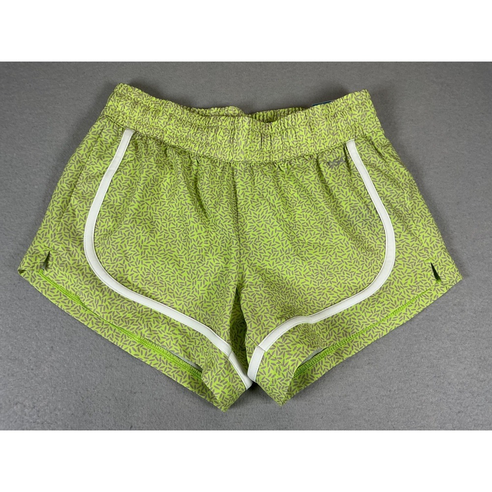 DSG Girls Small 8-16 Running Shorts Green Mid Rise‎ Stride Lined Athletic NWT